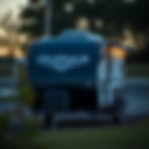 Exterior view of the Outback Ultra Lite 291UBH showcasing its sleek design