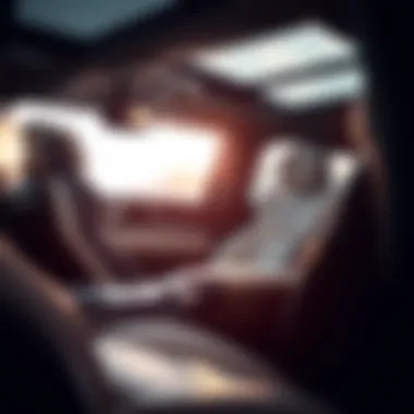 Advanced Technology in the QX55 Interior Interior shot highlighting the advanced technology features in the QX55