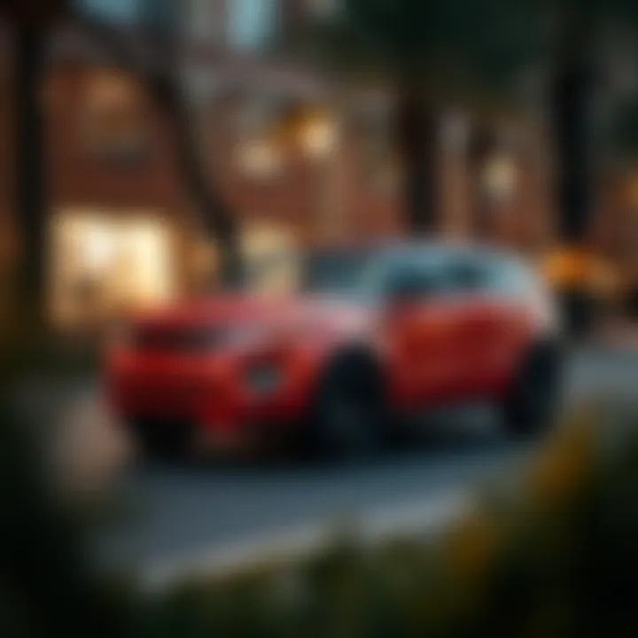 Showcasing customer satisfaction and feedback on the Range Rover Evoque R-Dynamic SE.