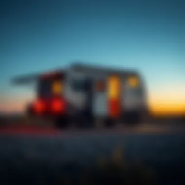 Stylish exterior design of Rockwood Roo hybrid camper