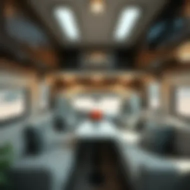 Cozy interior layout showcasing living space in Rockwood Roo