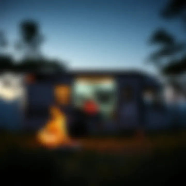 Starlight RV Camping Experience User enjoying a camping experience with Starlight RV