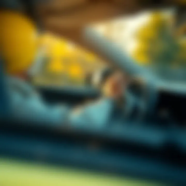 Eco-Friendly Driving: Techniques for Fuel Savings A driver practicing eco-friendly driving techniques on the road