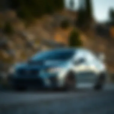 Subaru Impreza parked near Yakima's natural landscapes