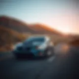 Subaru Impreza navigating through Yakima's scenic roads