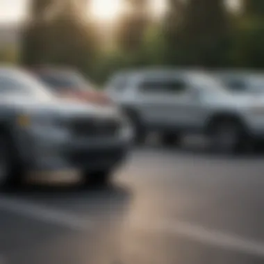 Diverse lineup of vehicles at Sunnyvale Chrysler Dodge Jeep Ram