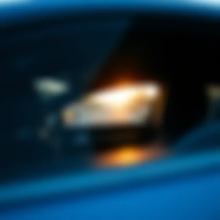 Introspective Moments: The Comfort of Automotive Spaces A close-up of a car's interior, emphasizing its inviting space for solitude