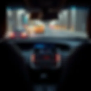 Technological Advancements in Honda Civic Interiors Interior dashboard of a Honda Civic from the 2000s displaying technological advancements.