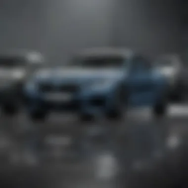 Different types of BMW scratch removers on display