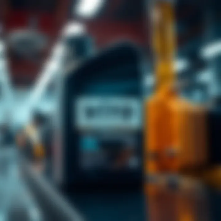 Synthetic Oil in Modern Vehicles Synthetic oil in a modern vehicle