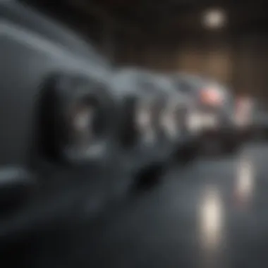 Different types of rear view camera systems displayed