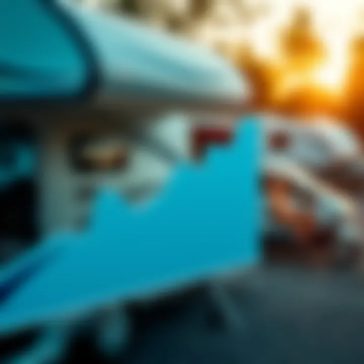 Graph illustrating depreciation trends of motorhomes