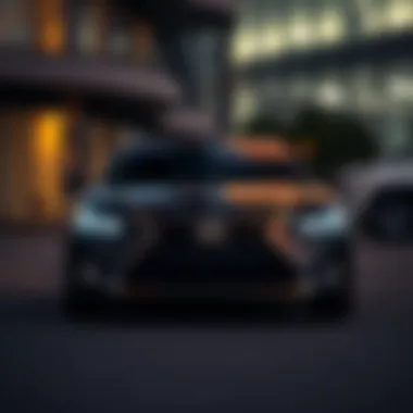 Sleek Design of Lexus ES 350 Exterior view of a Lexus ES 350 showcasing its sleek design