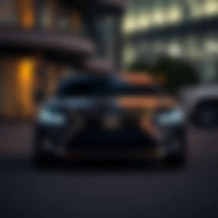 Sleek Design of Lexus ES 350 Exterior view of a Lexus ES 350 showcasing its sleek design