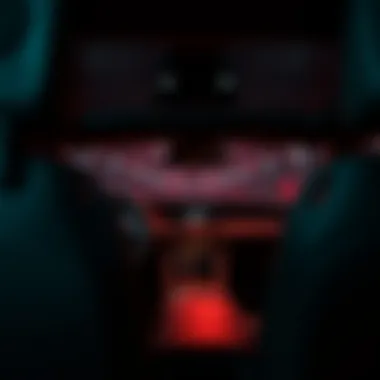 Luxury Features Inside Lexus ES 350 Interior of a Lexus ES 350 highlighting luxury features