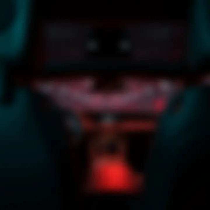 Luxury Features Inside Lexus ES 350 Interior of a Lexus ES 350 highlighting luxury features