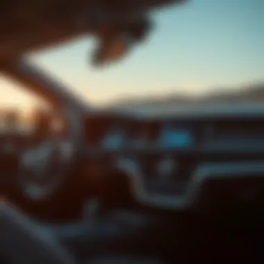 High-tech dashboard display of the Volvo V60 Cross Country