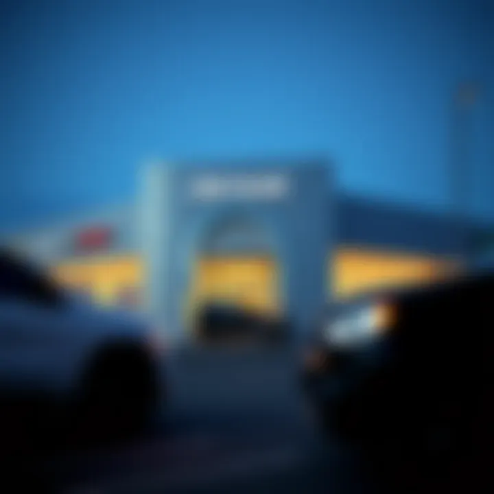 Car Dealership Exterior in Wahpeton Exterior view of a car dealership in Wahpeton ND